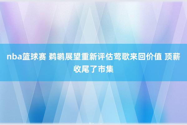 nba篮球赛 鹈鹕展望重新评估莺歌来回价值 顶薪收尾了市集